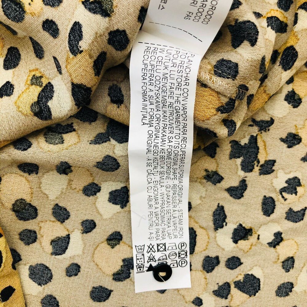 Zara Basic Leopard Print Button Up Blouse - image 6